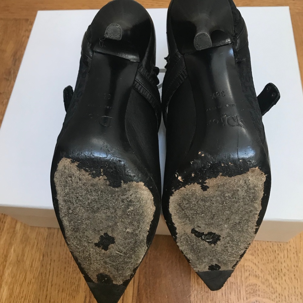 Dior Black Leather Booties - Picture 5 of 7